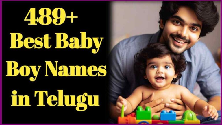 489+ Best Baby Boy Names in Telugu with meaning